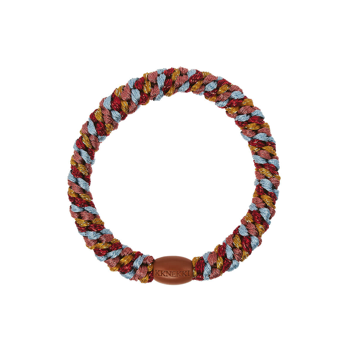 Kknekki Snag Free Hair Band in Bordeaux Curry Mix by Bon Dep