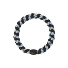 Kknekki Snag Free Hair Band in Brown Seablue Glitter Stripe by Bon Dep
