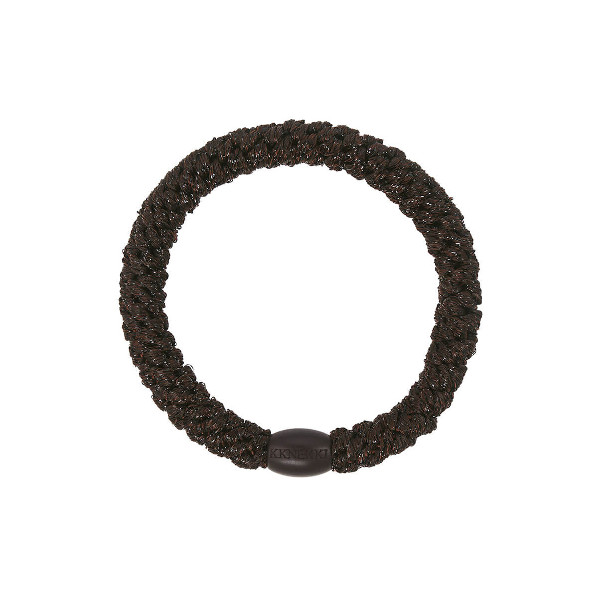 Kknekki Snag Free Hair Band in Chocolate Glitter by Bon Dep