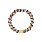 Kknekki Snag Free Hair Band in Grape Yellow Mix by Bon Dep