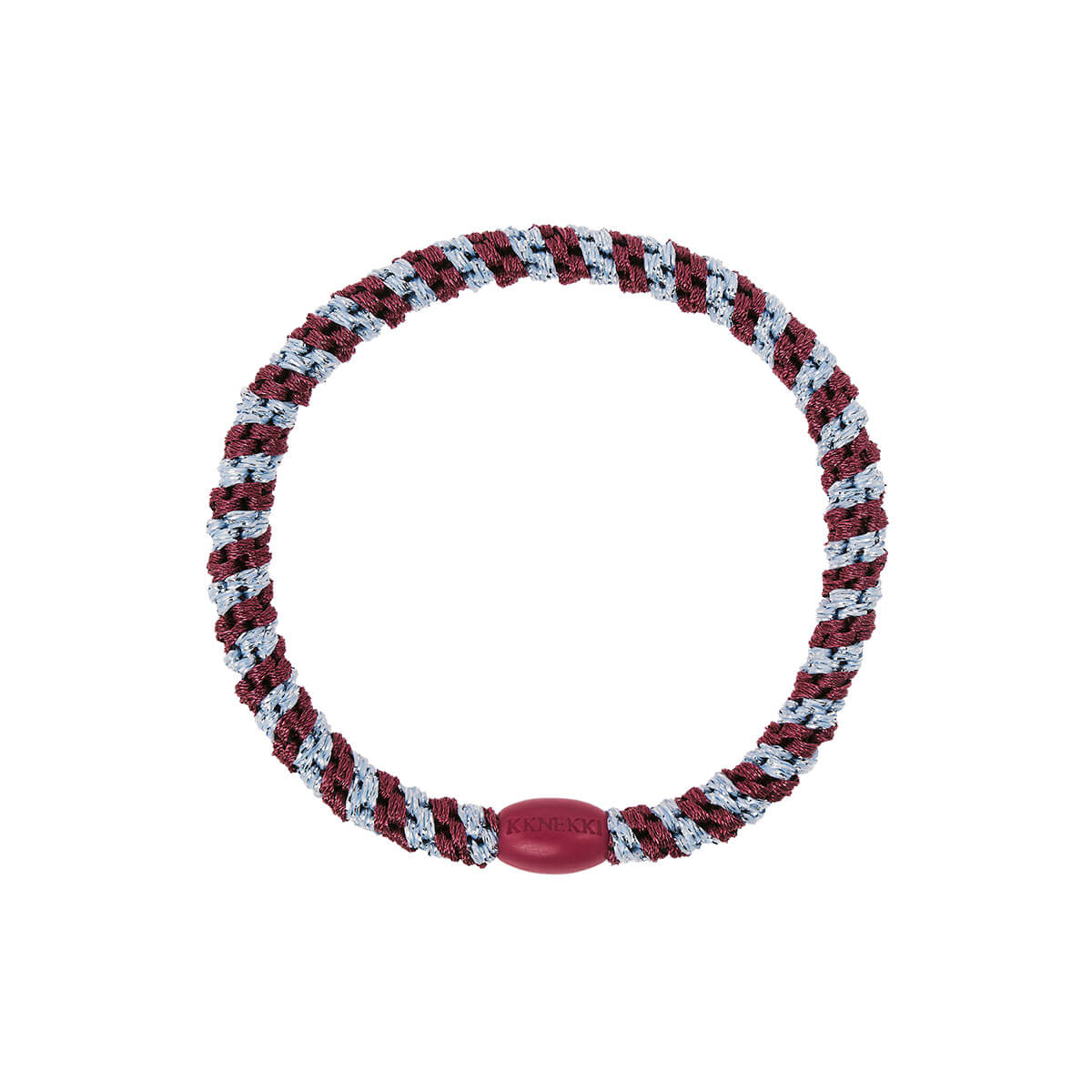 Kknekki Slim Hair Band in Rosewood Sea Blue Glitter by Bon Dep