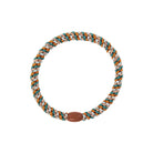 Kknekki Slim Hair Band in Terracotta Teal Mix by Bon Dep