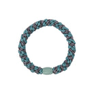Kknekki Snag Free Hair Band in Teal Steel Grey Glitter by Bon Dep