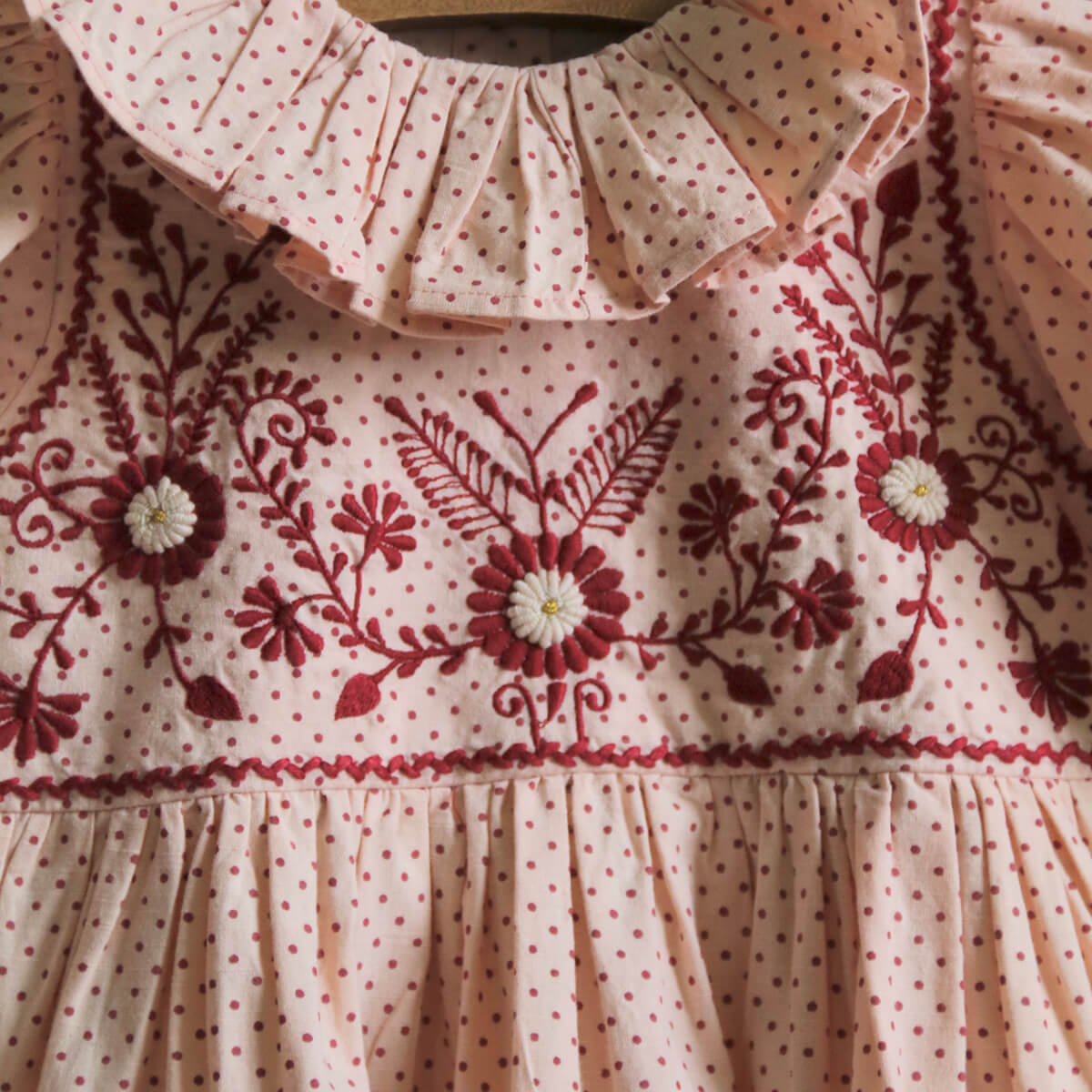 Iris Tunique in Pink Dot Print | Bonjour | Junior Edition