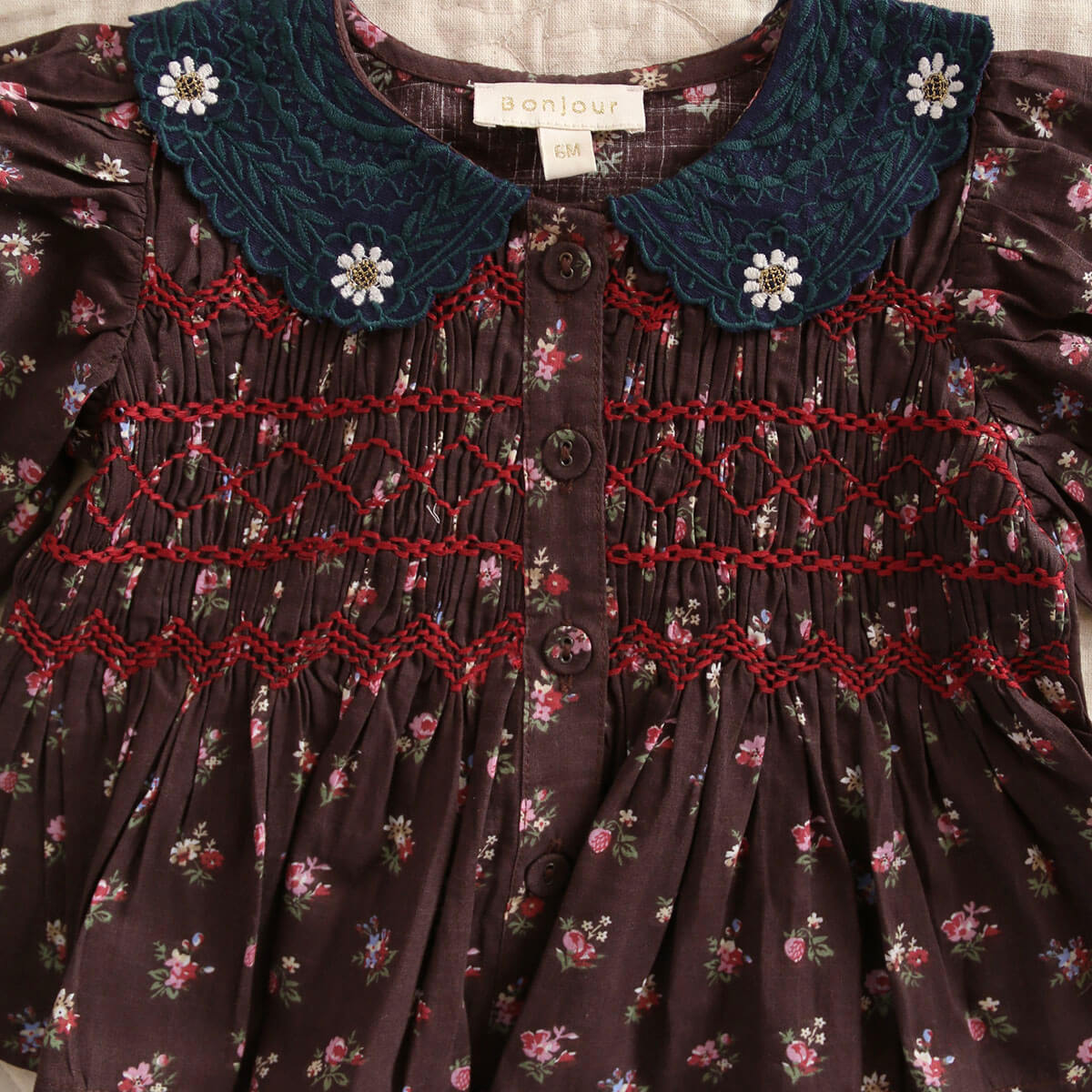 Baby Blouse in Little Bouquet by Bonjour