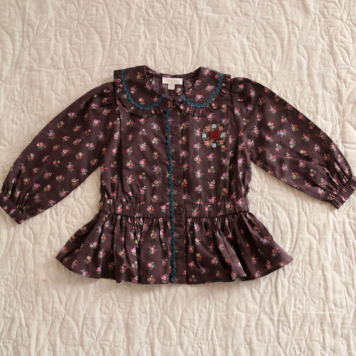 Blouse in Little Bouquet by Bonjour