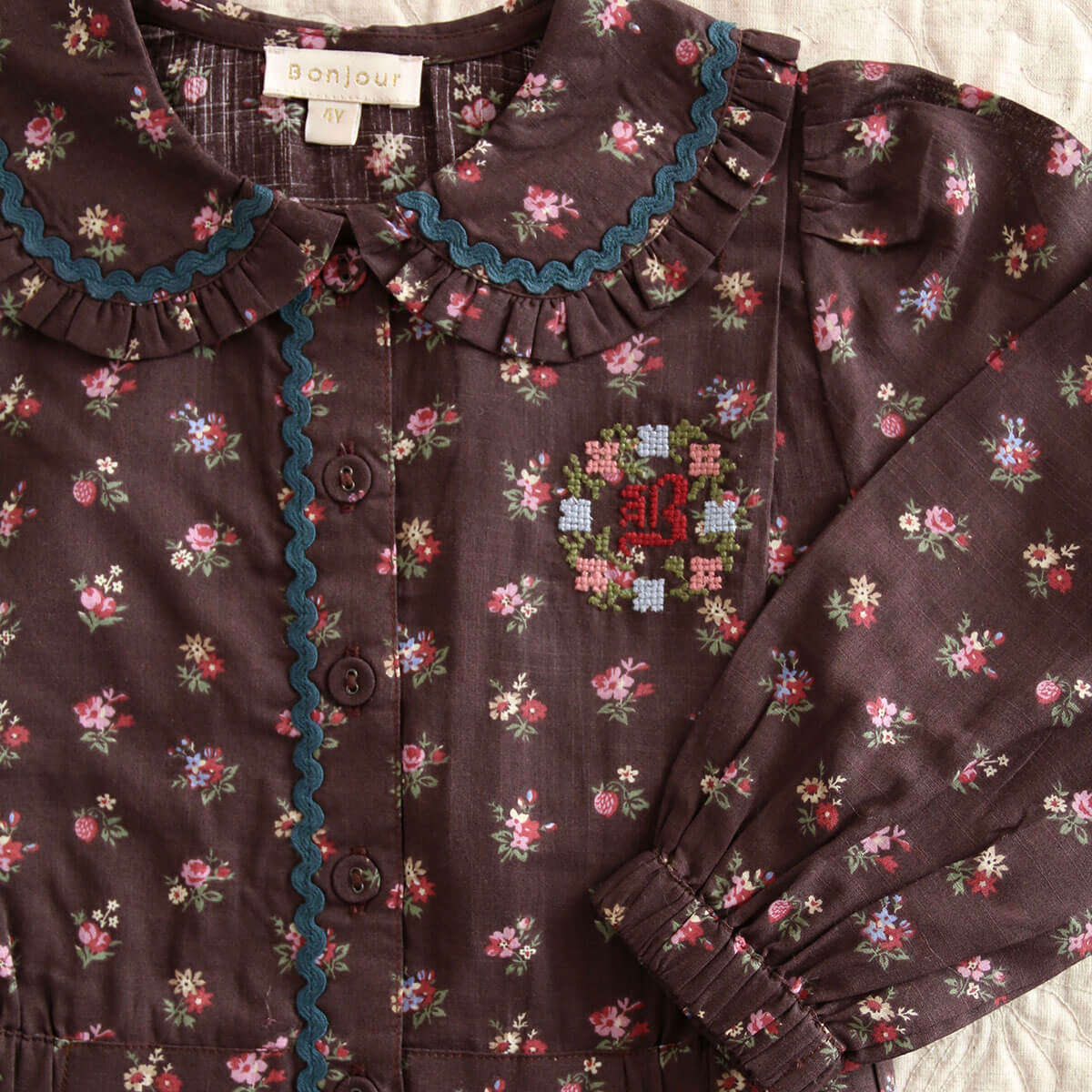 Blouse in Little Bouquet by Bonjour