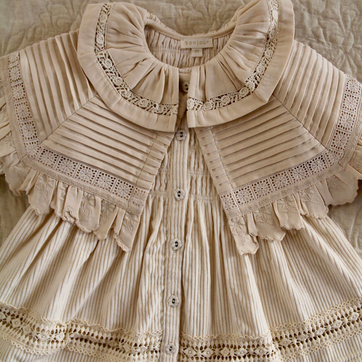 Cape Collar in Ivory by Bonjour
