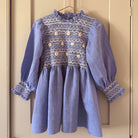 EXCLUSIVE Handsmock Blouse in Blue Chambray by Bonjour
