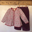 EXCLUSIVE Reversible Quilted Jacket in Flower Fields / Vence Floral by Bonjour