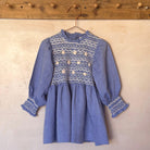 EXCLUSIVE Handsmock Blouse in Blue Chambray by Bonjour