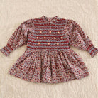 Handsmock Blouse in Blue Flower Fields by Bonjour