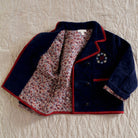 Quilted Jacket in Navy Corduroy by Bonjour