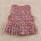 Sleeveless Jacket in Flower Fields by Bonjour
