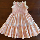 EXCLUSIVE Long Ibiza Dress in Pink Vichy by Bonjour