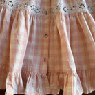 EXCLUSIVE Long Ibiza Dress in Pink Vichy by Bonjour