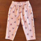 EXCLUSIVE Pants in Pink Garden Flowers Print by Bonjour