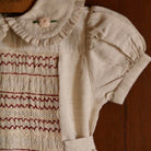 Handsmock Apron Dress in Natural by Bonjour