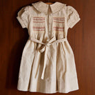 Handsmock Apron Dress in Natural by Bonjour