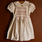 Handsmock Apron Dress in Natural by Bonjour