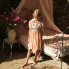 Handsmock Apron Dress in Pink Check by Bonjour
