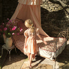 Handsmock Apron Dress in Pink Check by Bonjour