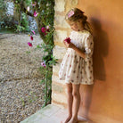 Handsmock Blouse in Garden Flowers Print by Bonjour