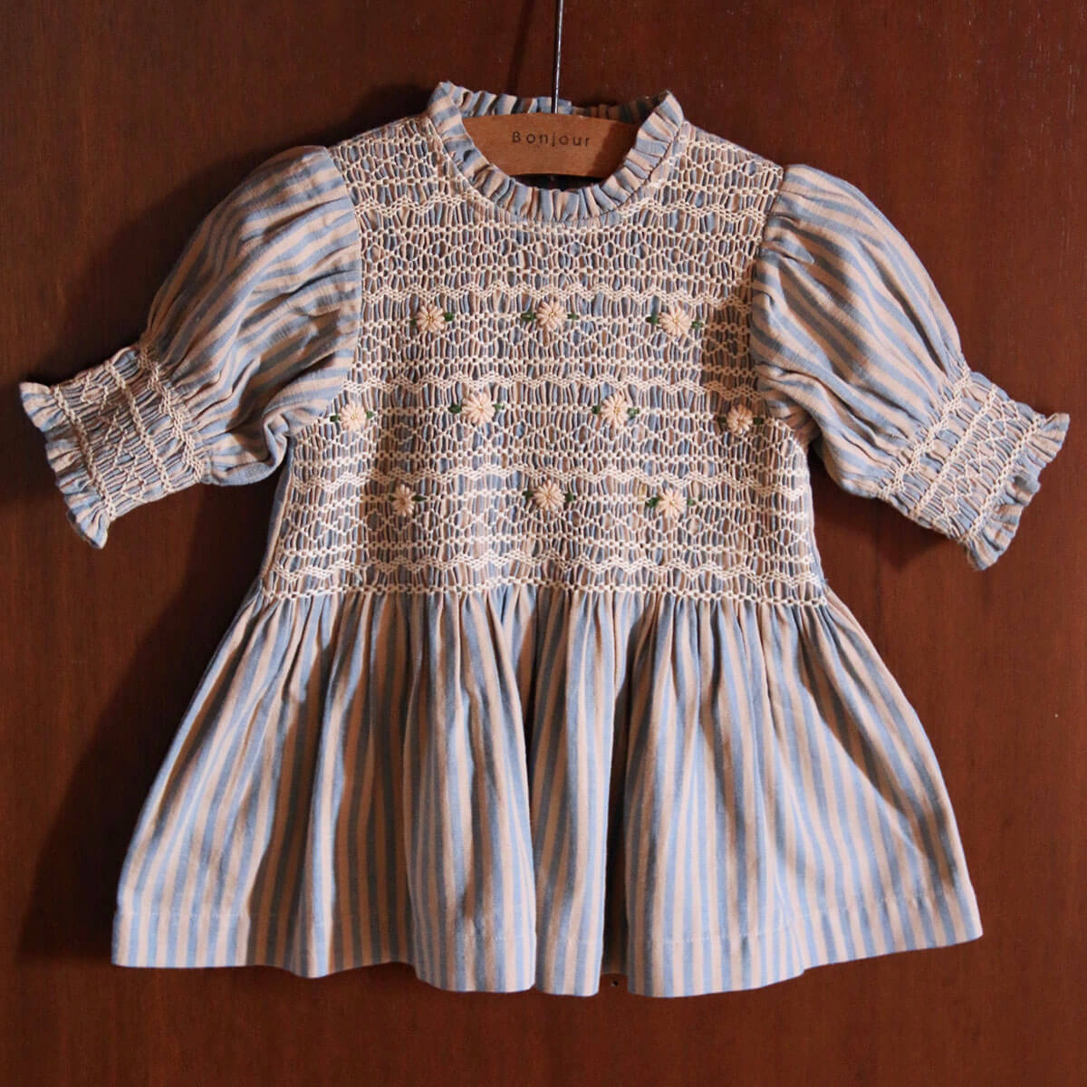 Bonjour Diary handsmock blouse 8y 【公式通販】