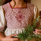 Heidi Dress in Natural by Bonjour