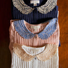 Long Blouse in Pink Check by Bonjour