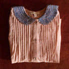 Long Blouse in Pink Check by Bonjour