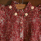 Long Dress in Cashmere Print by Bonjour