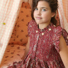 Long Dress in Cashmere Print by Bonjour