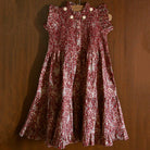 Long Dress in Cashmere Print by Bonjour