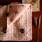 Quilted School Bag in Pink Vichy by Bonjour