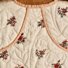 Reversible Quilted Vest in Garden Flowers Print by Bonjour