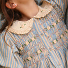 Romantic Tunique in Blue Transat Stripe by Bonjour