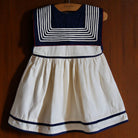 Sailor Dress in Ivory Denim by Bonjour