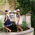 Sailor Dress in Ivory Denim by Bonjour
