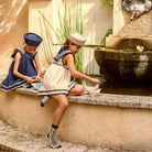Sailor Dress in Ivory Denim by Bonjour