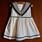 Sailor Dress in Ivory Denim by Bonjour