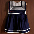 Sailor Dress in Navy Denim by Bonjour