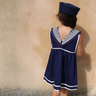Sailor Dress in Navy Denim by Bonjour