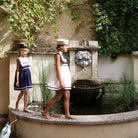 Sailor Dress in Navy Denim by Bonjour
