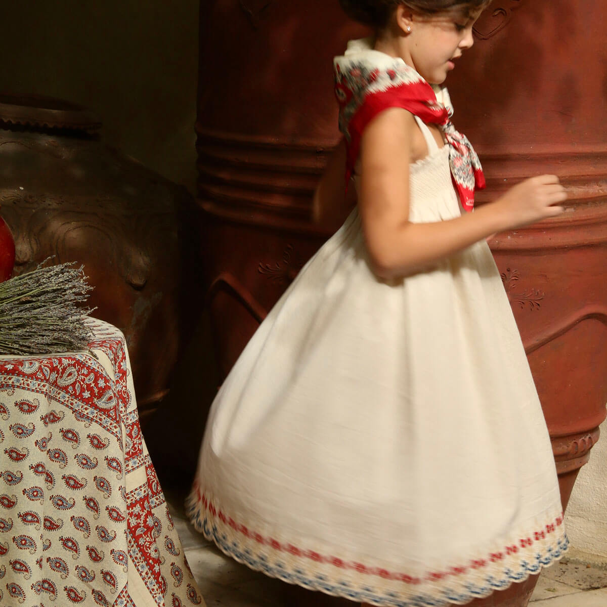 Skirt Dress in Natural by Bonjour