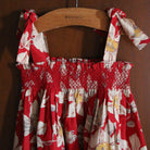 Skirt Dress With Triangle Scarf in Gaughin Print by Bonjour