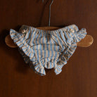 Top And Panty Set in Blue Transat Stripe by Bonjour