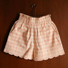 Top And Short Set in Pink Vichy by Bonjour