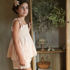 Top And Short Set in Pink Vichy by Bonjour