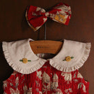 Tunique With Hair Clip in Gaughin Print by Bonjour